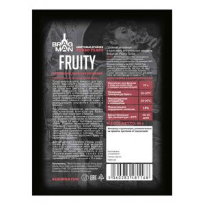 Дрожжи Bragman «Fruity», 60 гр