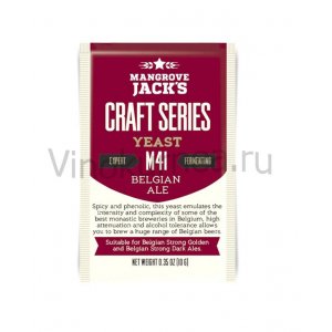 Дрожжи Mangrove Jack's M41 Belgian Ale, 10 гр