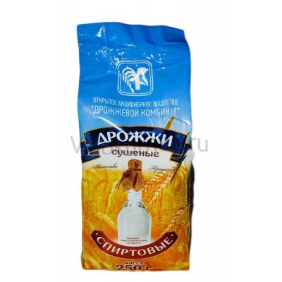 Белорусские спиртовые дрожжи, 250 гр